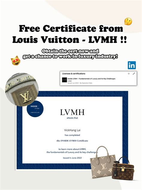 cursos louis vuitton|Registrations Open for the October 2024 INSIDE LVMH Certificate!.